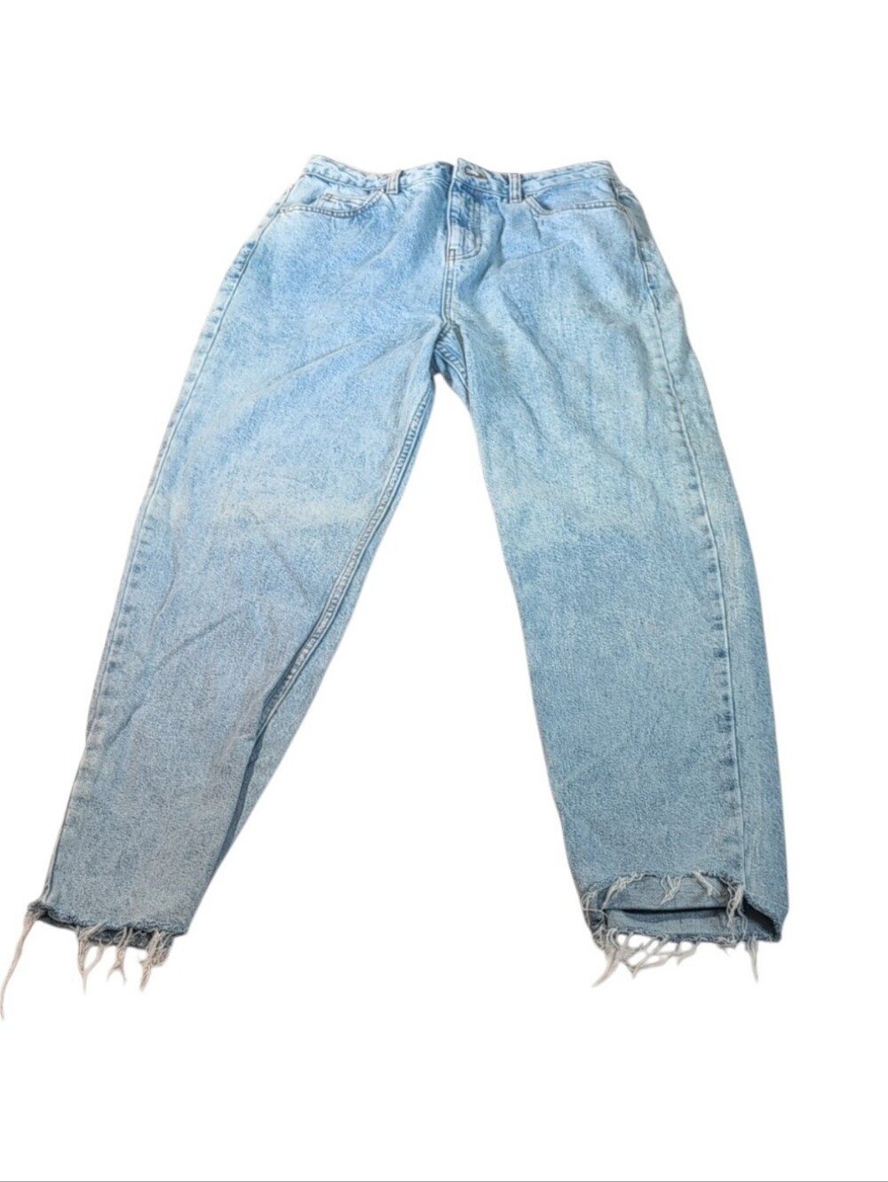 ASOS High Waist Light Wash Mom Style Jeans Size 28/32